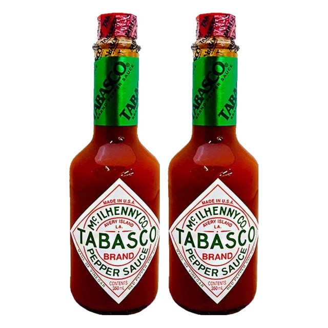 타바스코 핫소스 350ml 2개입, 매콤한 요리 필수 소스