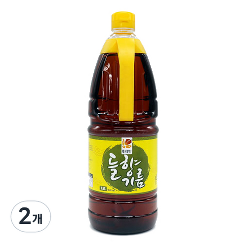 뚜레반 들향기름 1.8L 2개, 국산 들깨 고소함을 담은 가정용 들기름 대용량