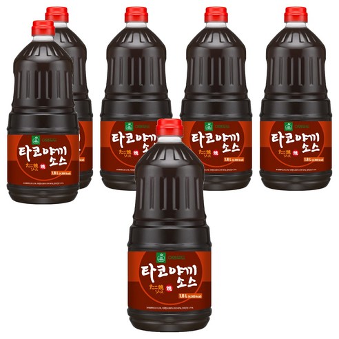 이엔푸드 타코야끼 소스 1.8L 6개, 대용량으로 즐기는 집밥 일식요리 소스
