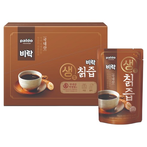 팔도 비락 생 칡즙 1L 10포, 홈카페용 대용량 건강즙