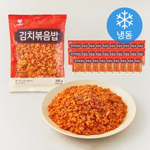 천일냉동 김치볶음밥 300g 30개, 냉동 간편식 대용량 벌크 구매