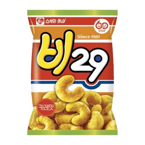 비이십구 카레맛 55g 5개, 캠핑 간식용 카레맛 스낵 구성