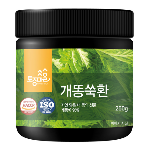 토종마을 개똥쑥환 250g, 쑥 특유의 쌉싸름함을 담은 환 1통