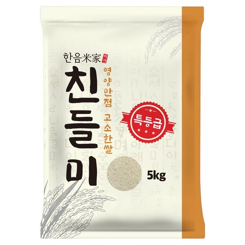 한음미가 친들미 쌀 특등급 20kg, 최근 도정 쌀 대용량 구매