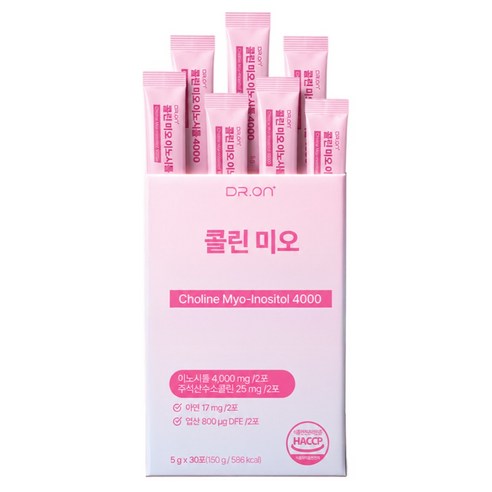 닥터온 콜린 미오 이노시톨 4000 30포 6개, 하루 한 포로 챙기는 콜린 이노시톨
